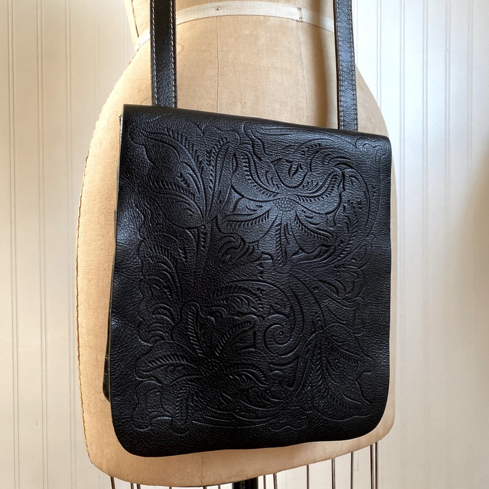 Patricia Nash tooled leather Granada crossbody